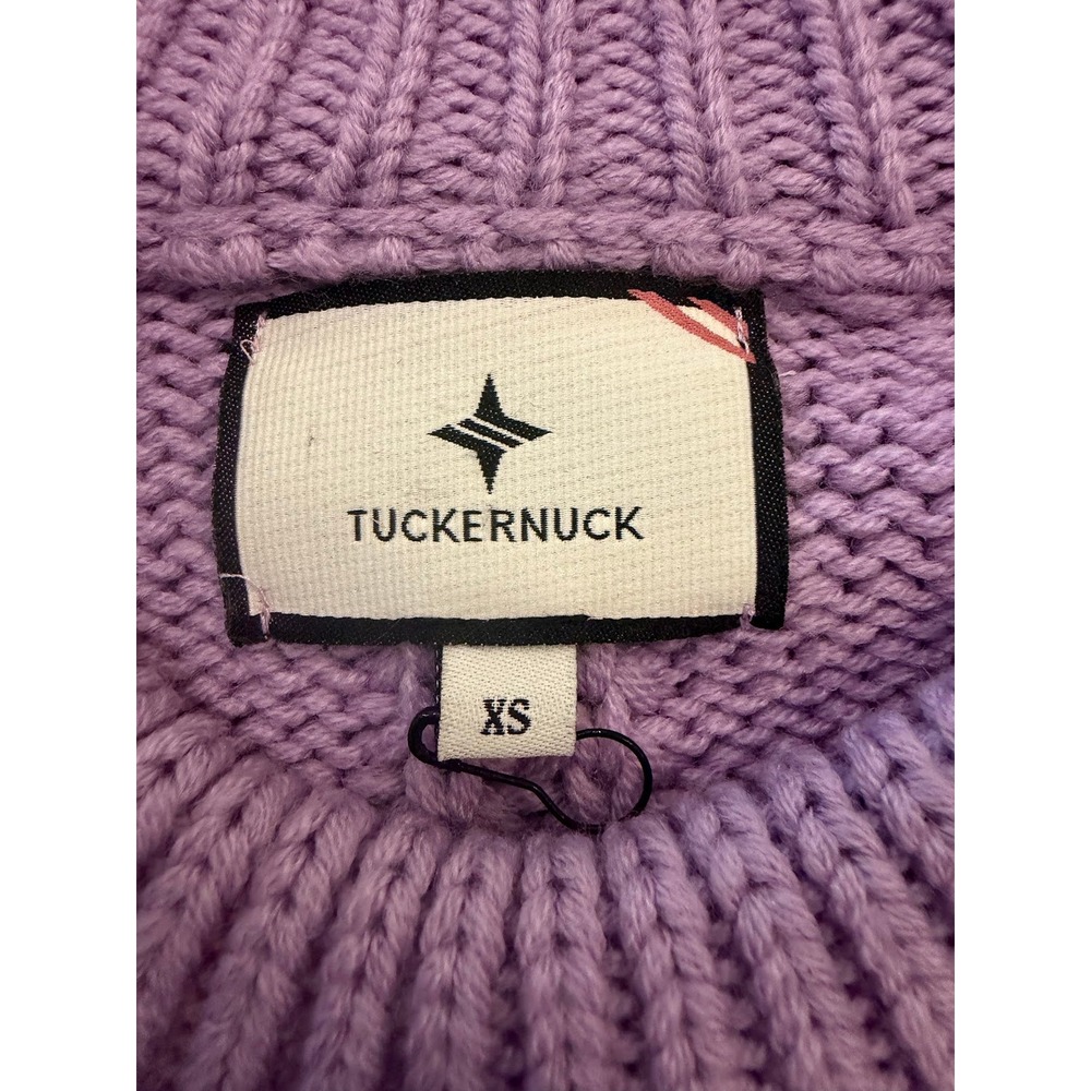 Tuckernuck Sweater Purple 50% Wool Size XS Extra Small - Picture 3 of 4